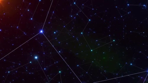 Digital Network Connection Abstract Background Loop