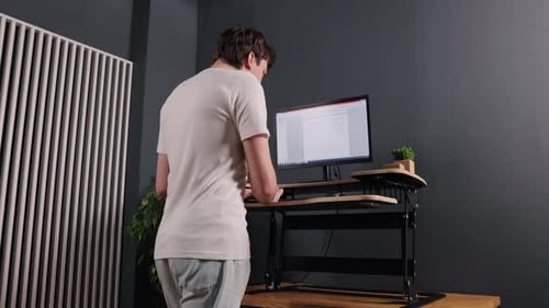 Keying Computer Typing Standing Keyboarding Machine