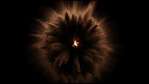 Glowing Dust Burst Reveal Effect