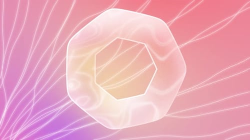 Shiny Color Abstract Loop Background