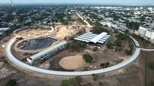 construcción de un desarrollo turístico,