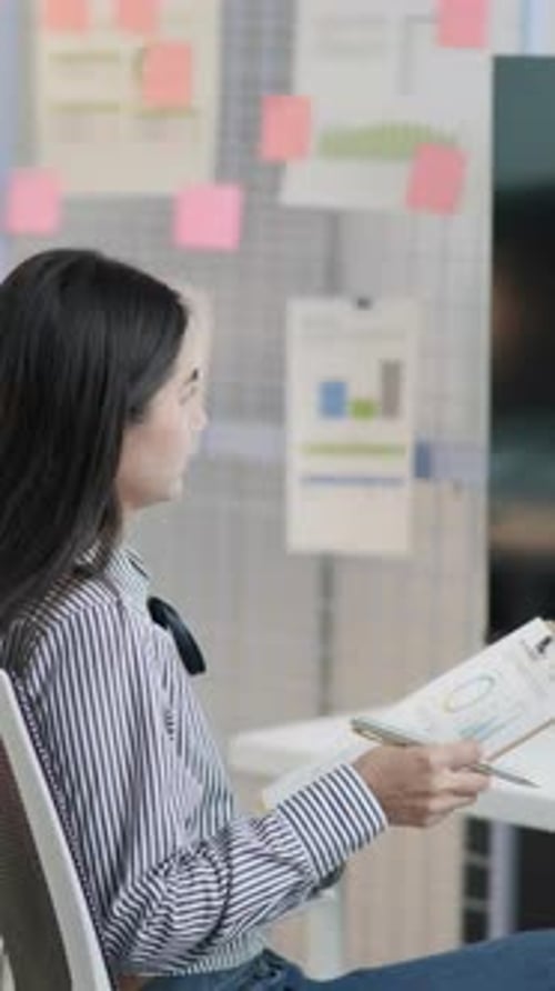 Woman working in the office