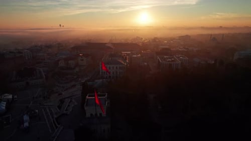 Sonnenuntergang Istanbul Beyazit