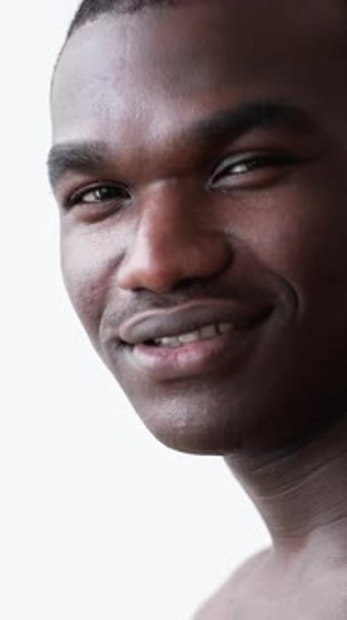 Smiling Man Looking at the Camera Portrait