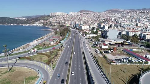 Vehicles in Traffic Drone View