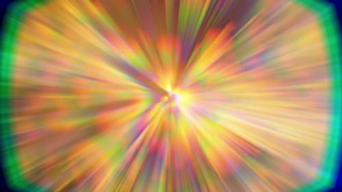 Colorful Abstract Burst Against a Dark Background Creates Visual Energy