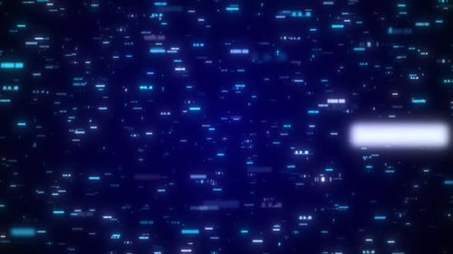 Datentransfer konzeptioneller blauer Hintergrund