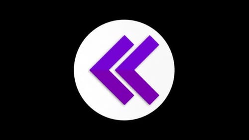 Trabilla 3D con forma de flecha en forma de V a la derecha