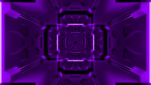 Violette Tunnelschleife 4K