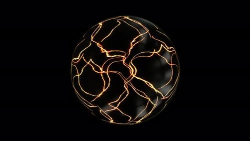 Energy ball Hollow Energy power magic Sakura power Looping Glowing circle animation.