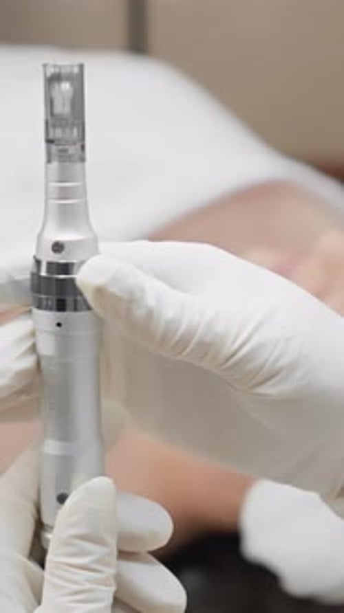 A Microneedling Demo at a Clinic Will Highlight Advanced Techniques By Expert Cosmetologists Aiming