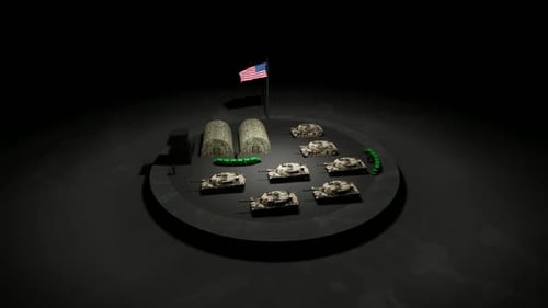 American Military Headquarters Plan Animation