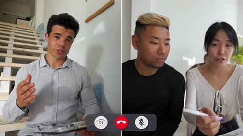 Discussion en ligne engageante sur les idées de projets et la collaboration