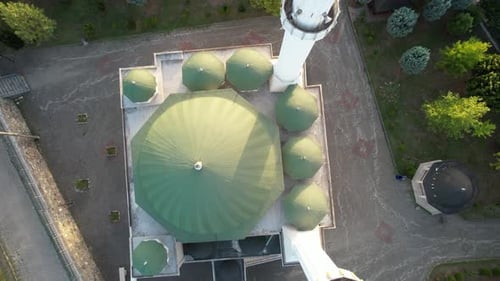Aerial Mosque and Dome