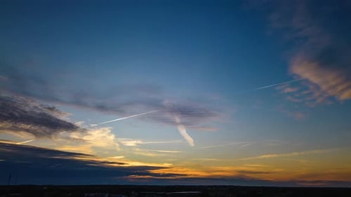 Timelapse of sunset