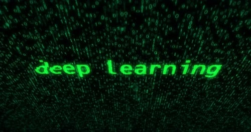 Saisie de texte par intelligence artificielle par apprentissage profond sur l'écran d'affichage