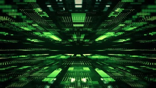 Sci-Fi abstrakte Hintergrundanimation 4K
