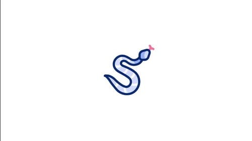 Icône animée Snake