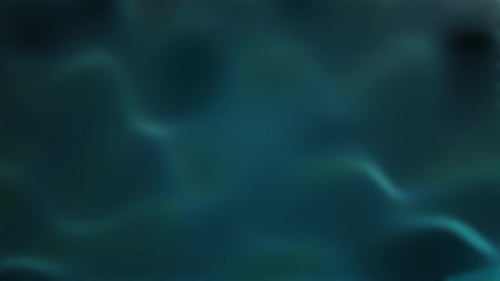 Abstract Blue Green Fluid Waves Background