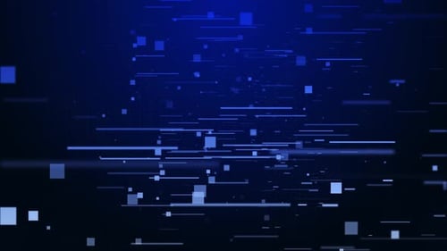 Blue Technical Background Loop