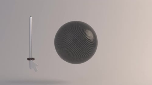 Digital Interface Animation of animated spheres