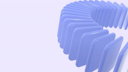 Abstract Geometric Spiral Shapes Loop Animation