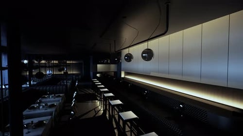 Highend Restaurant That Appears to Be Deserted