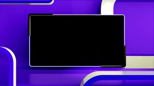 Modern Geometric Frame Reveal Animation