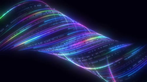 Abstract Colorful Speed Lines V19