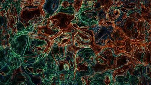 Abstrakte Animation mit flüssigem Hintergrund: Tapete, Textur, Welle, Muster, Öl, Marmor, Form. 314
