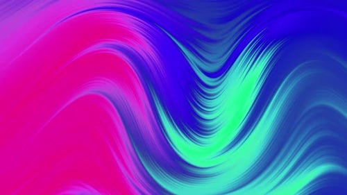 Colorful wave background animation