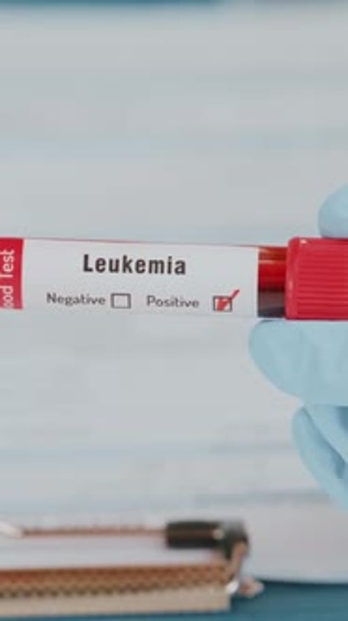Doctor Reveals Positive Leukemia Blood Test Result to Patient in Clinic