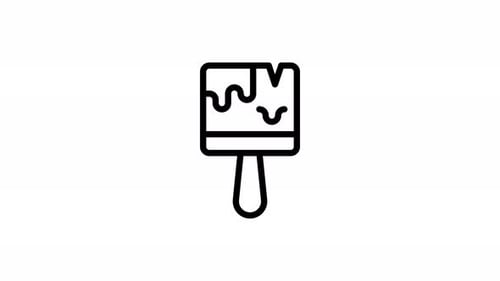 workshop line icon animation