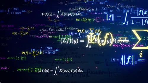Science Math Formulas 4k