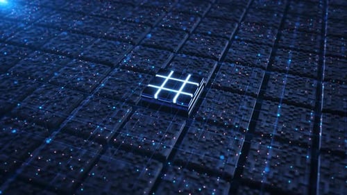 Matrix mit digitaler Mikrochip-Technologie, fortschrittlicher Chipknoten durch digitale Schaltkreise, Netzdatenübertragung