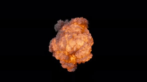 Large Scale Explosion Top View 44