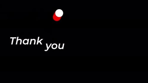 Clean Minimalist Thank You and Subscribe Outro Animation