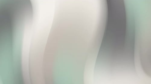 Abstract Wavy Pattern With Gradients Of Green And White