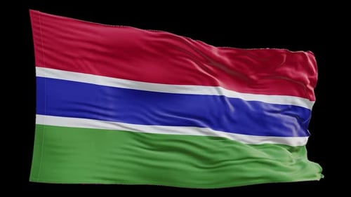 Realistic Waving Flag Motion Graphics with Fabric Texture