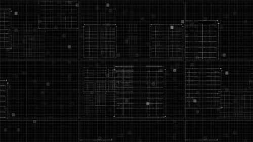 Digital Technology Grid Background Animation