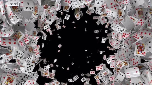 Falling Playing Cards Transition