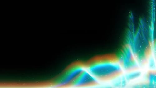 Cinematic Particle Light Waves Background Loop