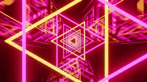 Sci Fi Gentle Triangle Laser Show Vj Loop Background HD