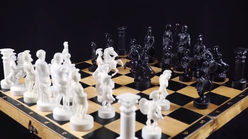 Alte römische Taktiken im Schach.