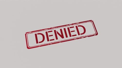 DENIED Stamp