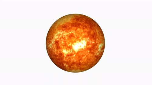 Animated Fiery Plasma Sphere Loop