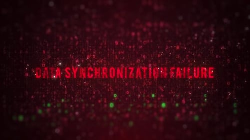 Fehler bei der Datensynchronisierung Trendige Wörter in der Technologie