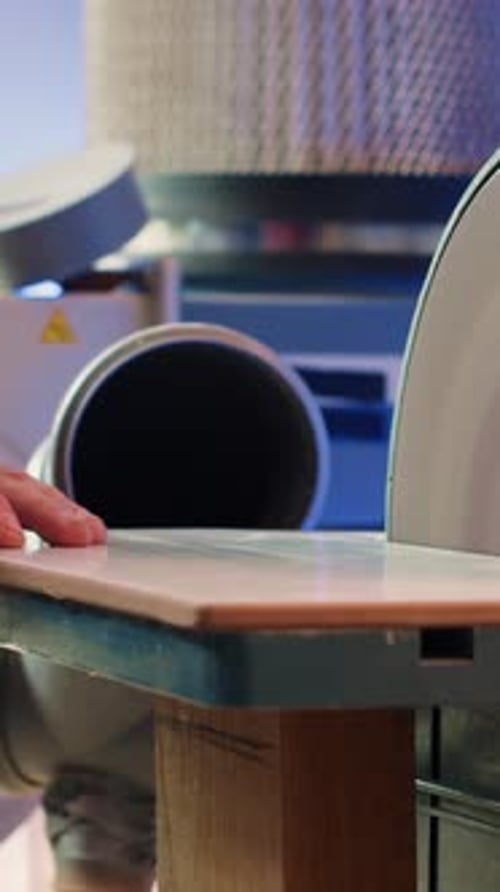 Vertical Video Manufacturer Shaping Wooden Bowl on Disc Sander in Assembling Shop