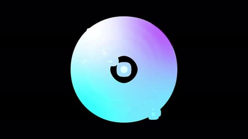 Abstract Fluid Circle Image Reveal Animation