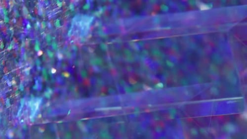 Illuminated Glitter Geometric Light Kaleidoscope